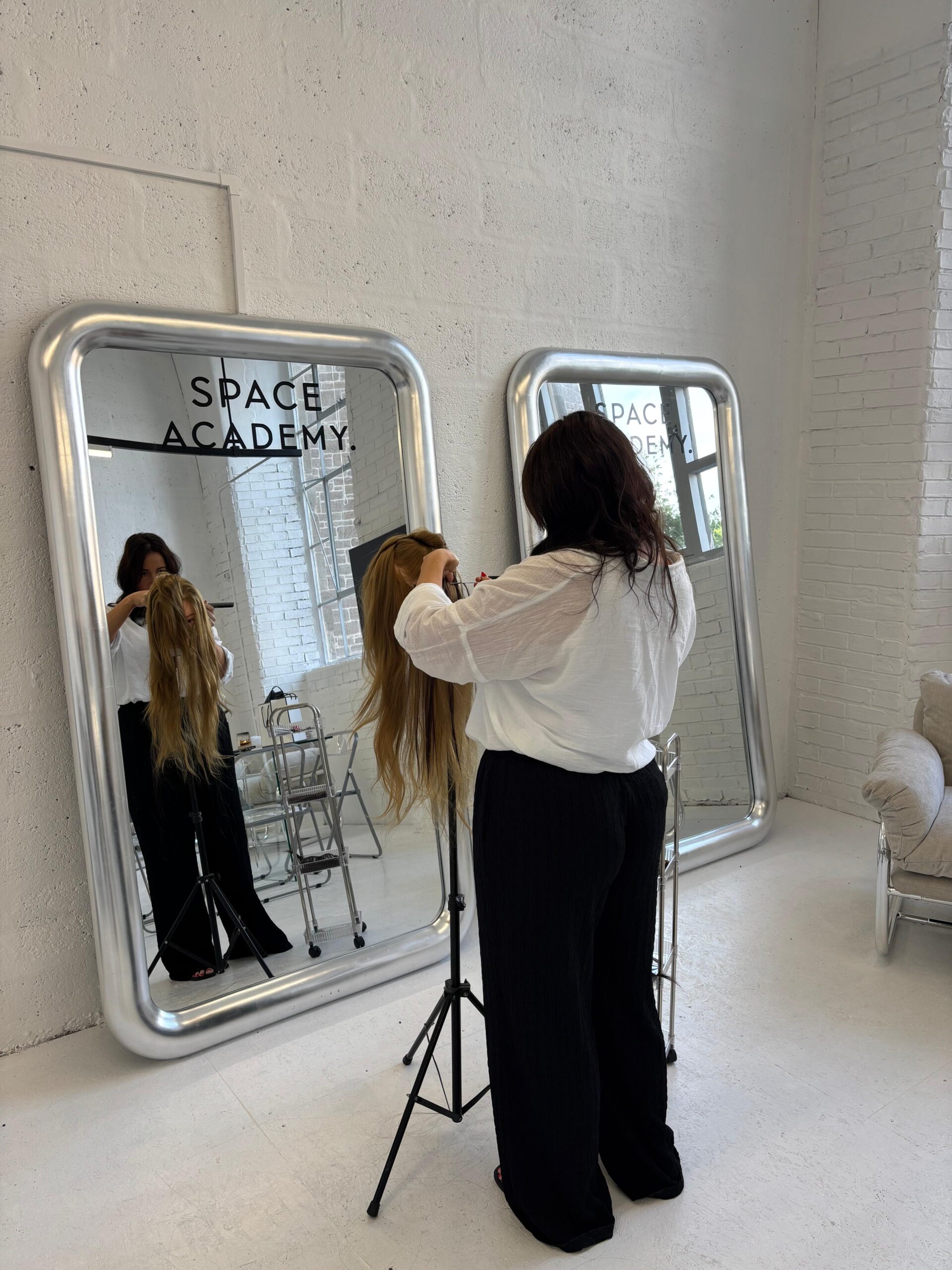 Space Academy education and hair